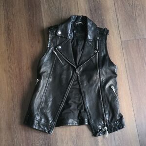 Mackage Frederica Leather Vest S